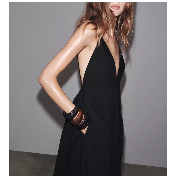 NWT ZARA LONG DRESS WITH TIES SIZE XS 
🚨FIRM PRICE NO  DISCOUNT - Picture 11 of 15